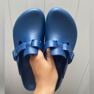 Birkenstock Boston women's EVA navy blue clogs sabots. Size 40.